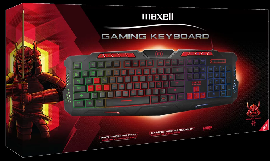 TECLADO GAMING MAXELL SAMURAI 