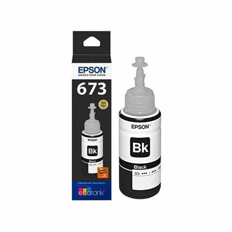 TINTA EPSON NEGRO L800 T673