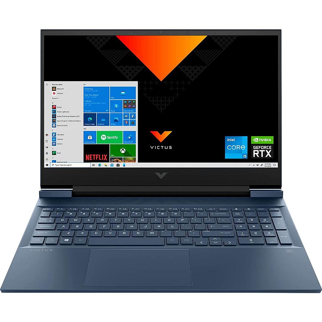 LAPTOP HP VICTUS 16" CORE I5/8GB RAM/256GB/NVIDIA GTX1650/W11