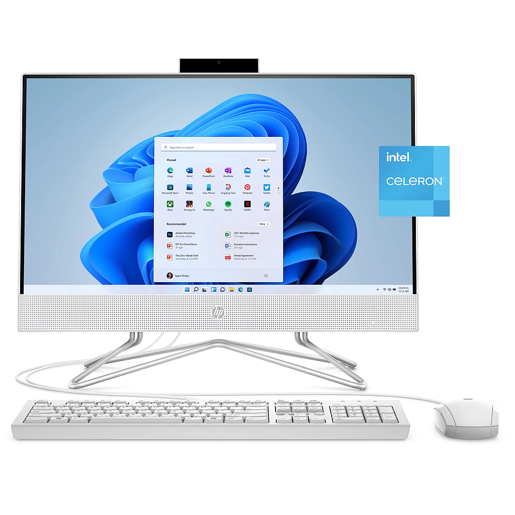 HP AIO PAVILION 27" RYZEN5/8GB/512GB/W11 