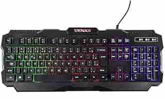 TECLADO GAMER USB BRAVE KB6781BK