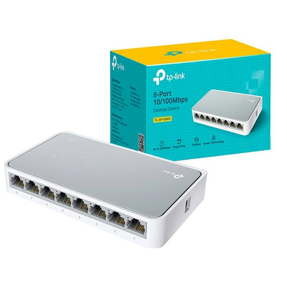 SWITCH DE SOBREMESA 8 PUERTOS A 10/100 Mbps
