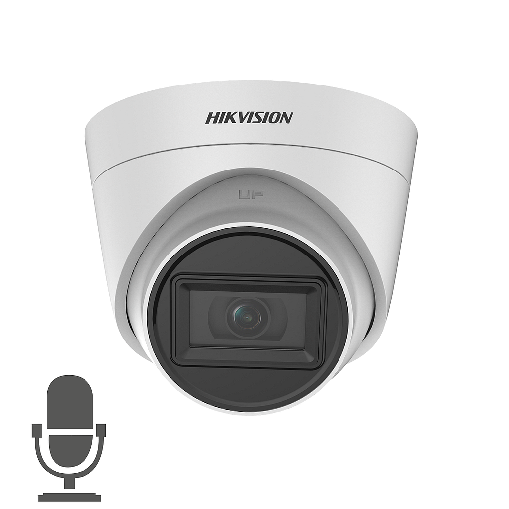 CAMARA TURBO DOMO, 2MPX, CON MICROFONO, HIKVISION