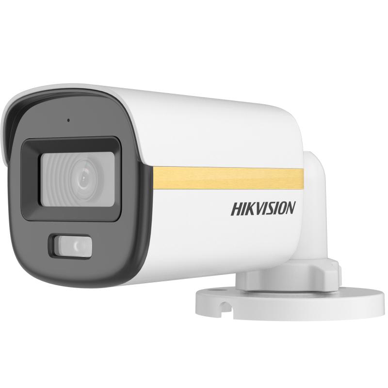 CAMARA MINIBALA FIJA DE 2 MP CON DOBLE LUZ COLORVU, HIKVISION