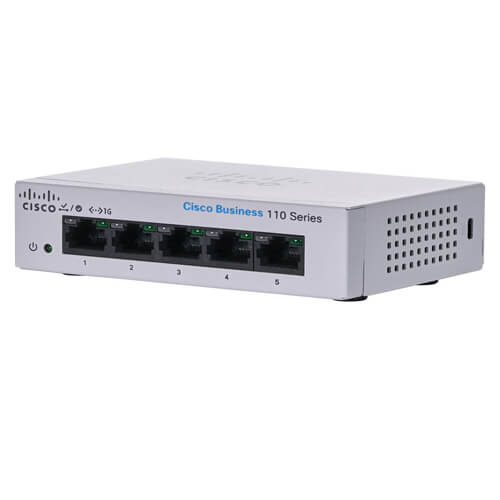 SWITCH CISCO NO ADMINISTRABLE 8 PUERTOS CBS110-8T-D